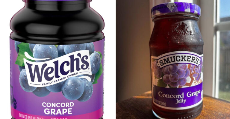 The 10 Unhealthiest Grape Jellies Hiding In Your Grocery Aisle