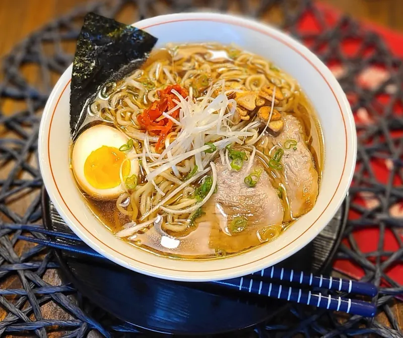The Ramen Shop with Salty Broth and Soft Noodles