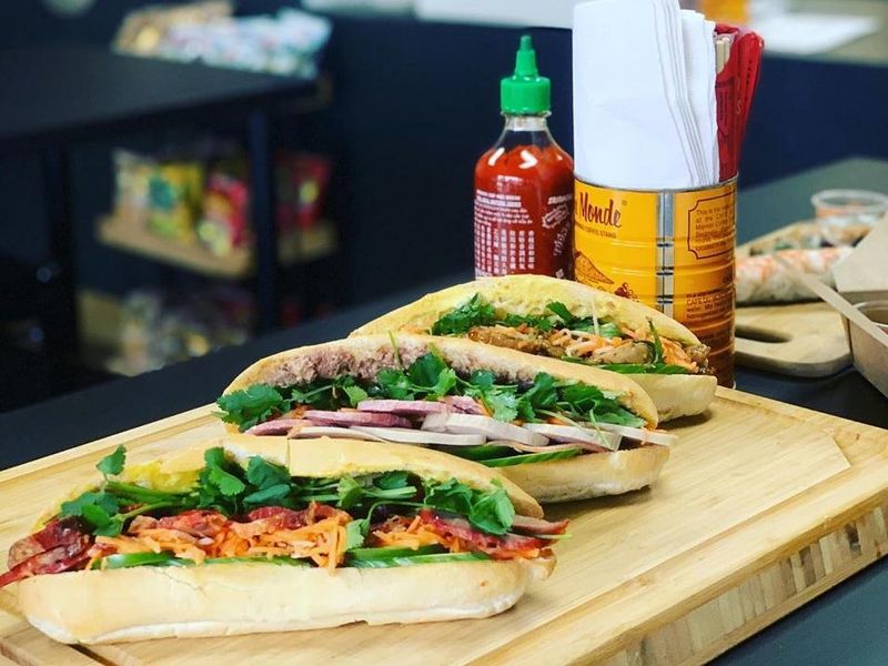 The Vietnamese Sandwich Counter in a Convenience Store