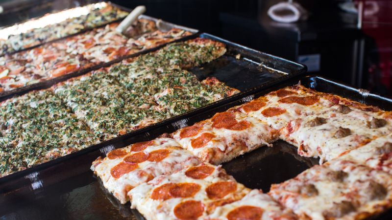 Pizza from Golden Boy Pizza