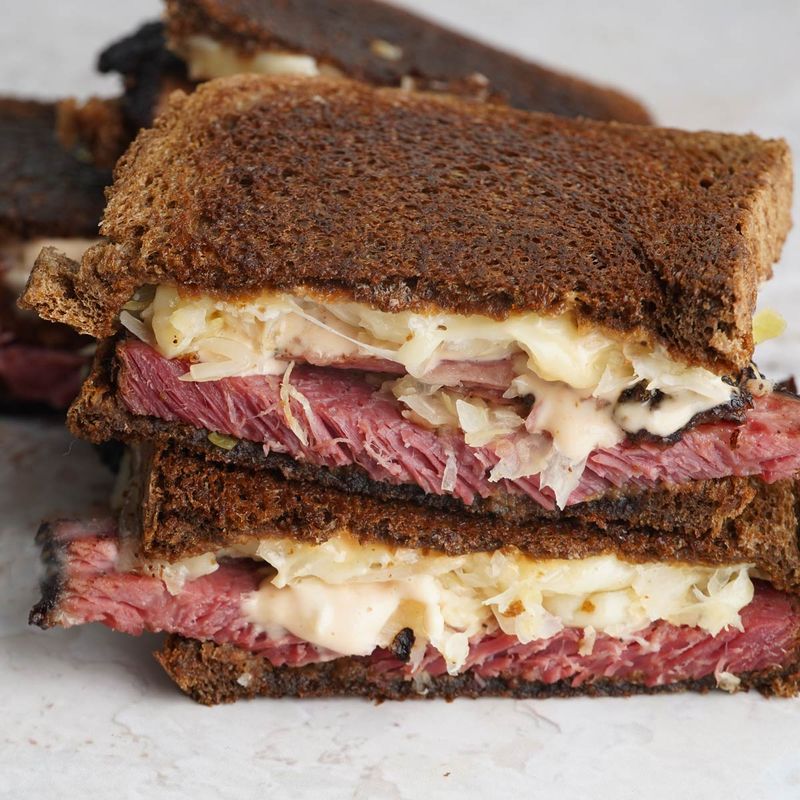 Reuben with Limp Bread