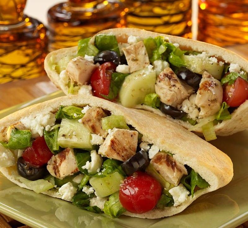 Greek Chicken Salad Sandwich