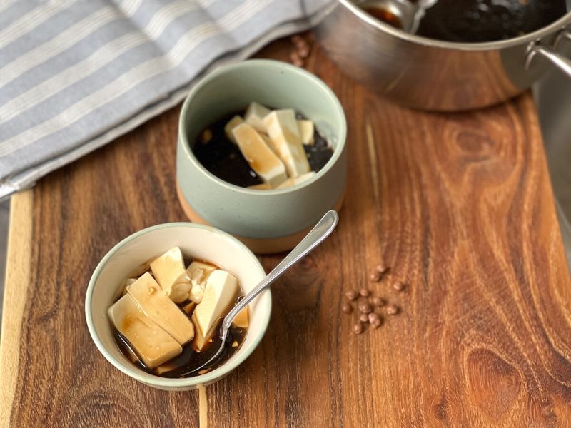 Sweet Tofu “Pudding” with No Balance