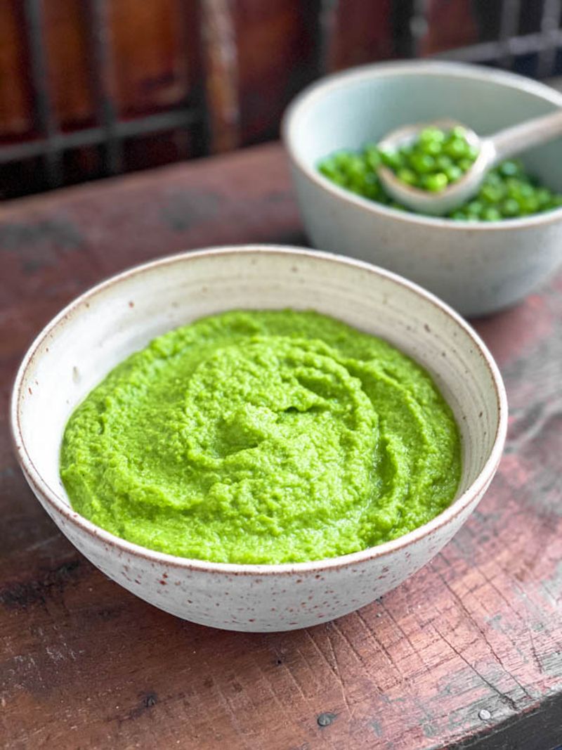 Blend into a Pea Purée with Lemon and Garlic