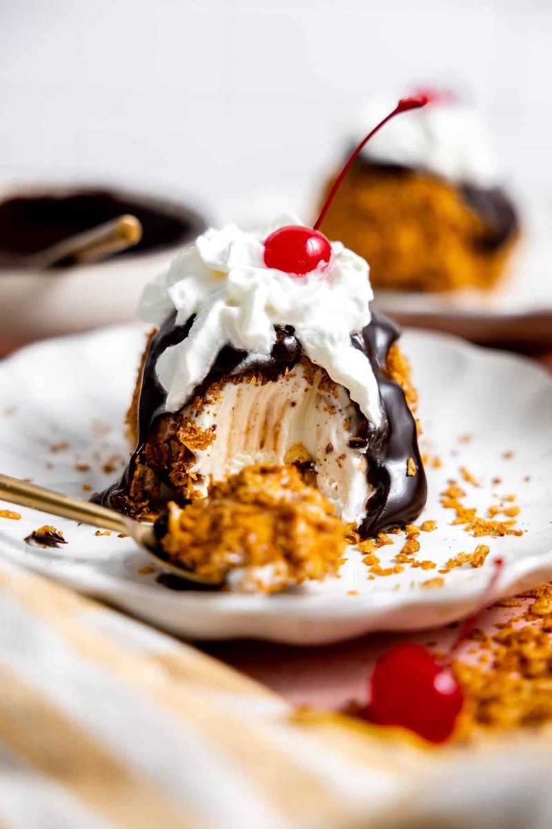 Corn Chex “Fried” Ice Cream Bites