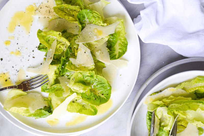 Deconstructed Caesar Salad