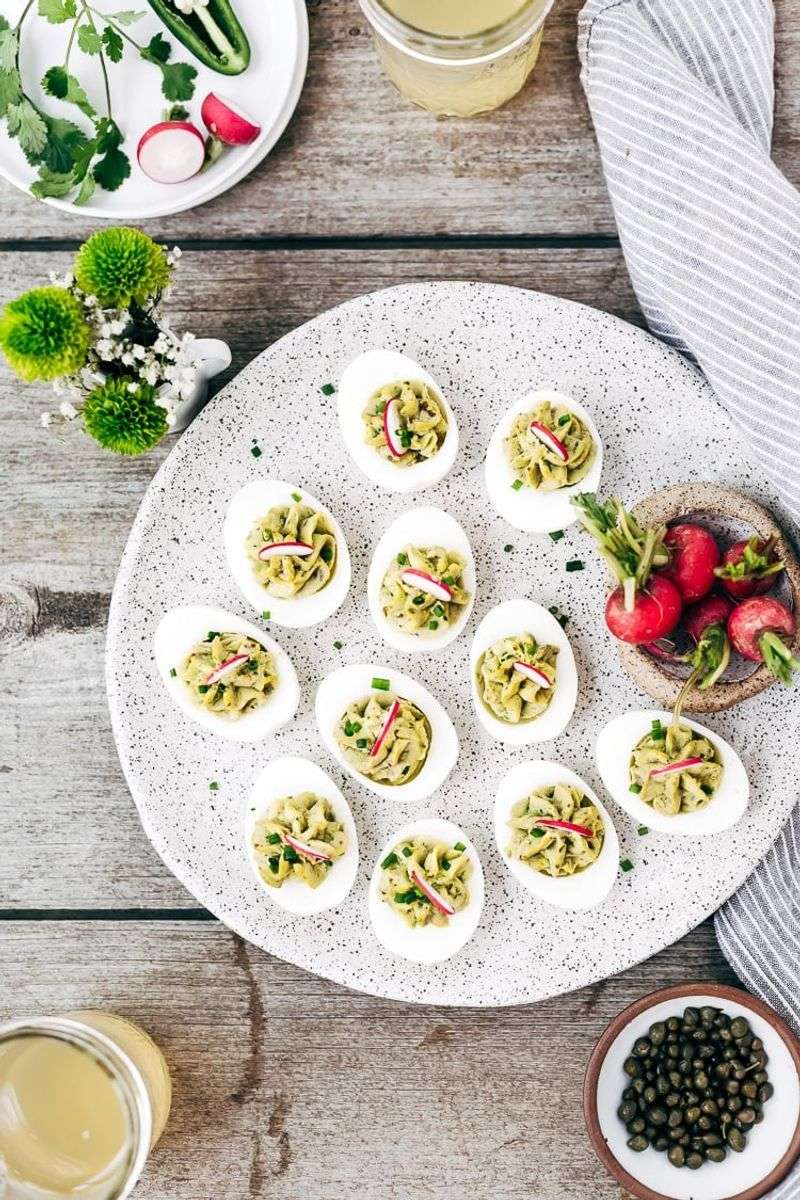 Truffle Deviled Eggs