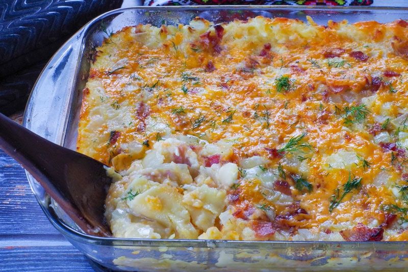 Lazy Pierogi Casserole