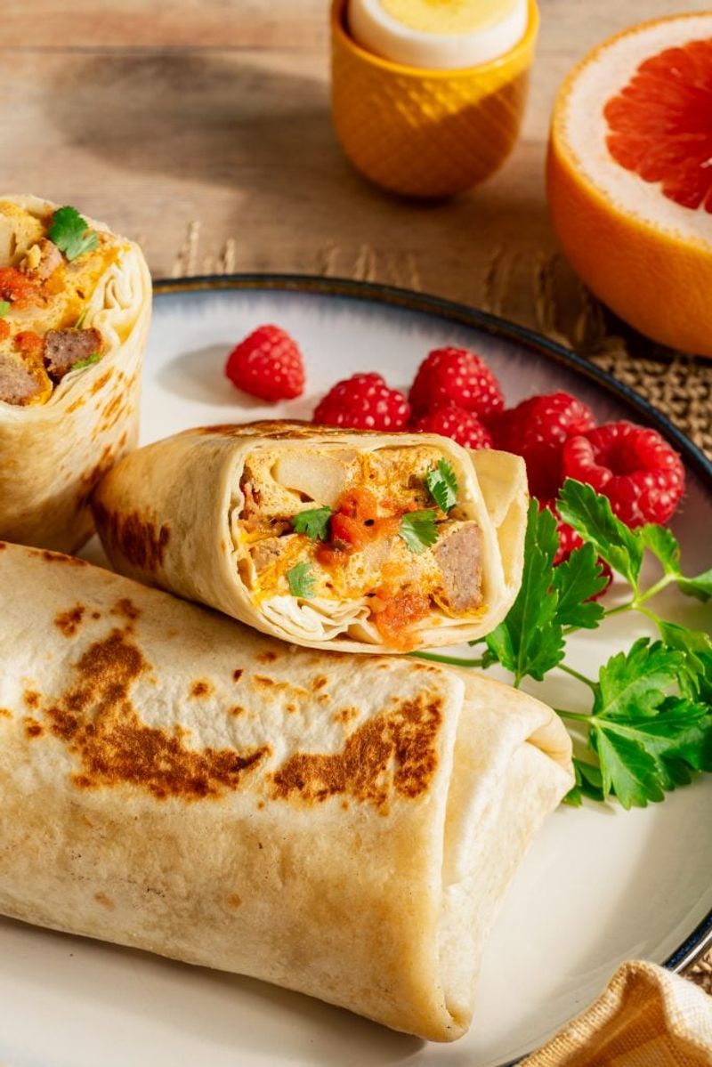 Turkey Breakfast Burritos