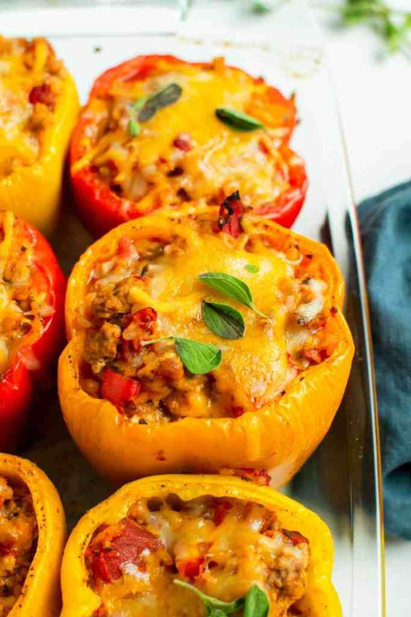 Turkey Stuffed Peppers