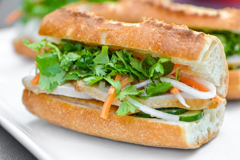 Turkey Banh Mi Sandwiches