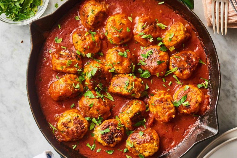Turkey Meatballs with Marinara