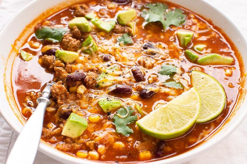 Turkey Taco Soup