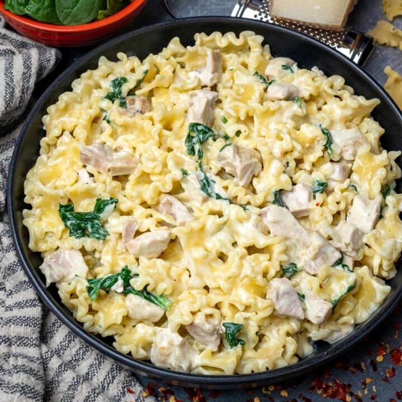 Turkey Alfredo Pasta