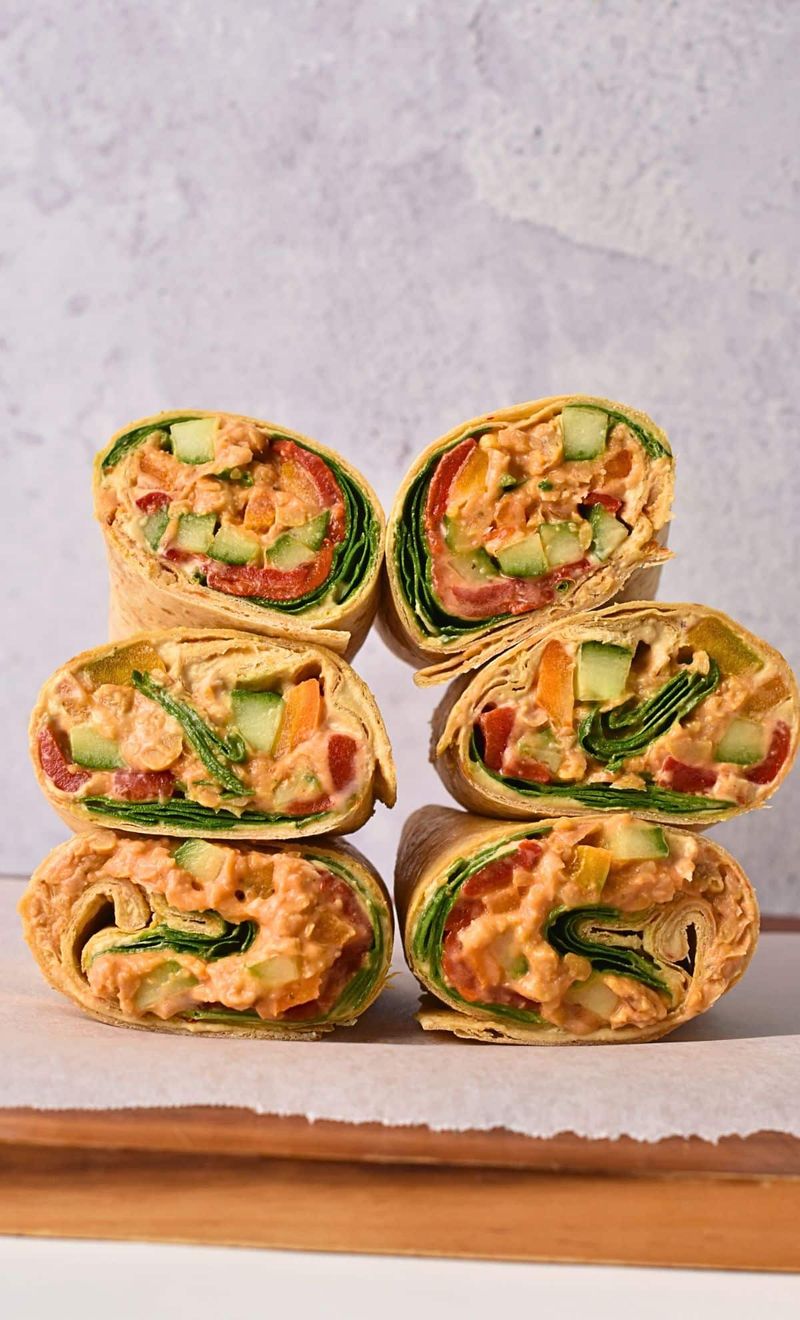 Hummus & Veggie Wraps