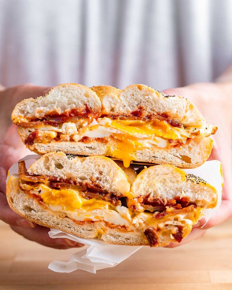 Egg and Cheese on a Roll – New York, NY