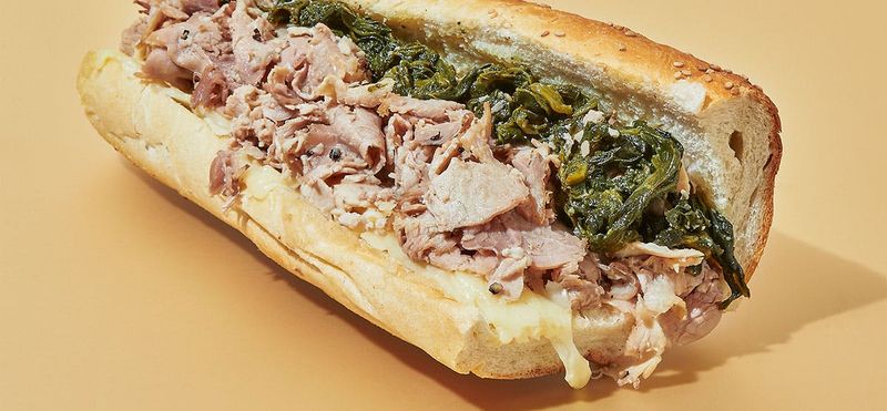 Roast Pork with Broccoli Rabe (John’s Roast Pork – Philadelphia, PA)