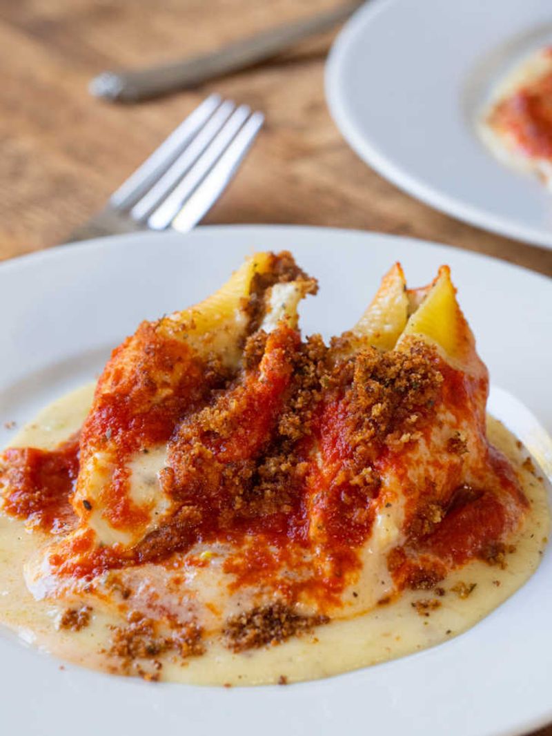 Add Alfredo to Your Stuffed Shells or Lasagna