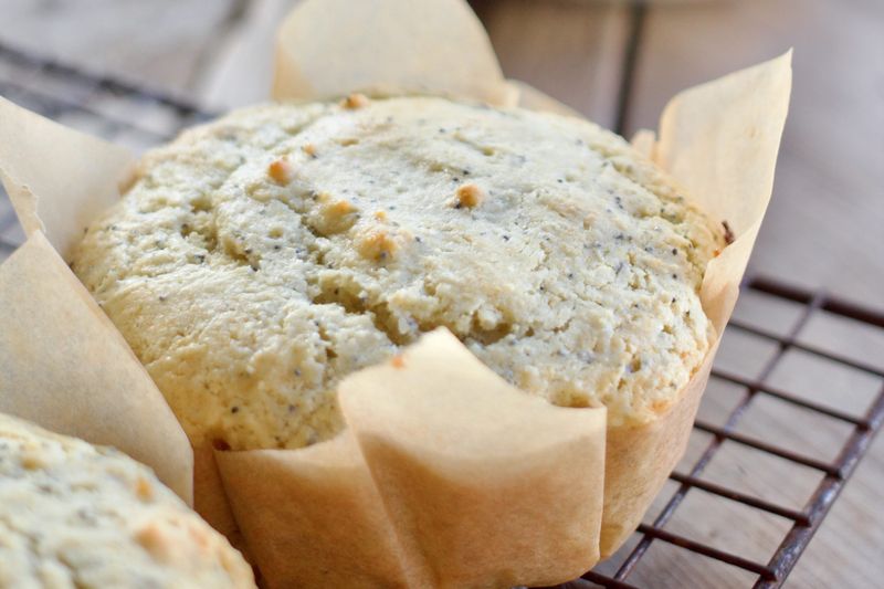 Almond Poppy Seed Muffins