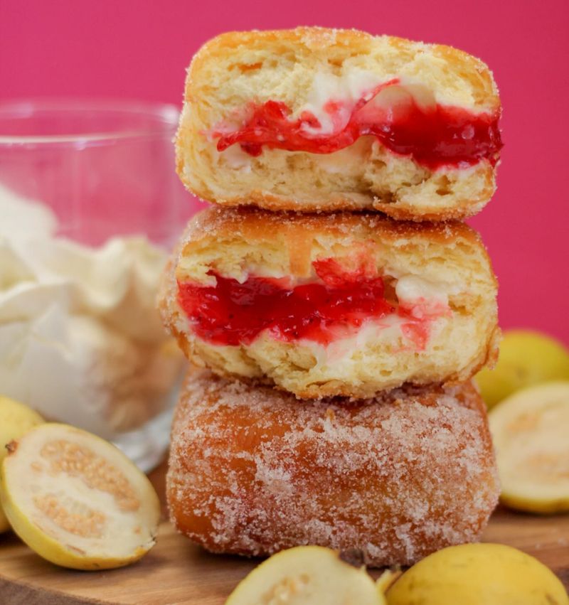 Guava Cream Cheese Donut