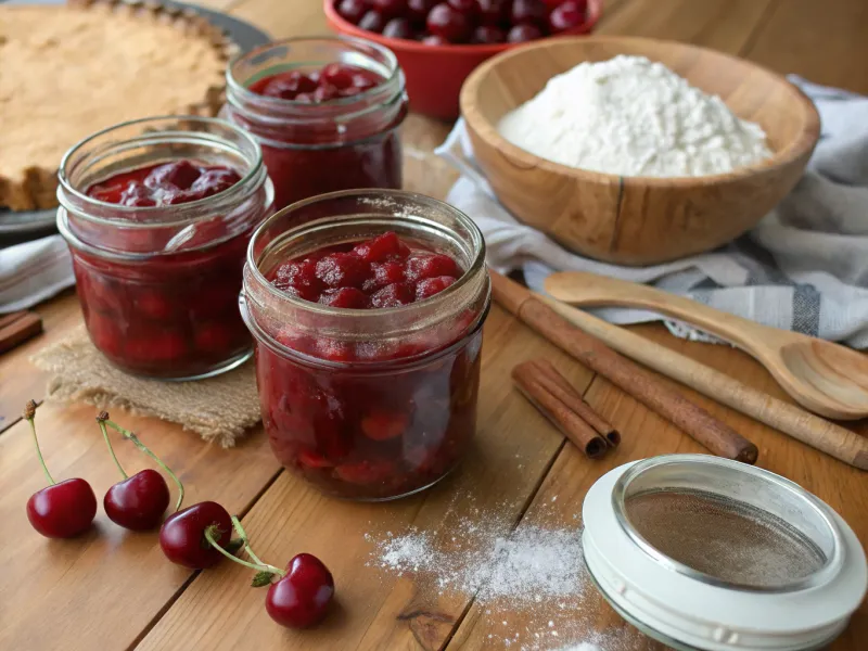 Prepare Cherry Pie Filling