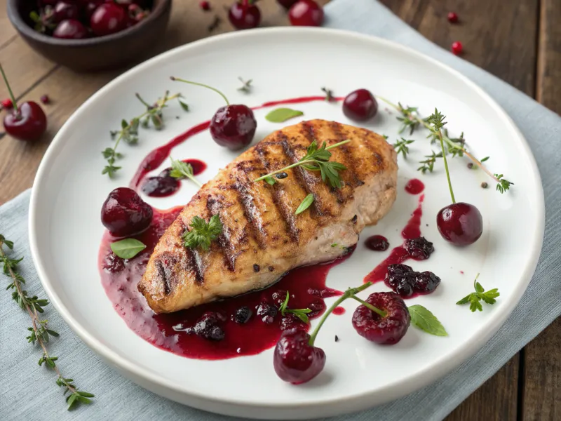 Chicken and Cherry Savory Pairing
