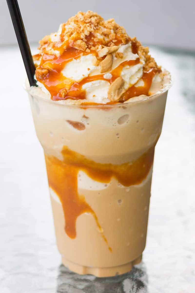 Caramel Ribbon Crunch Crème Frappuccino