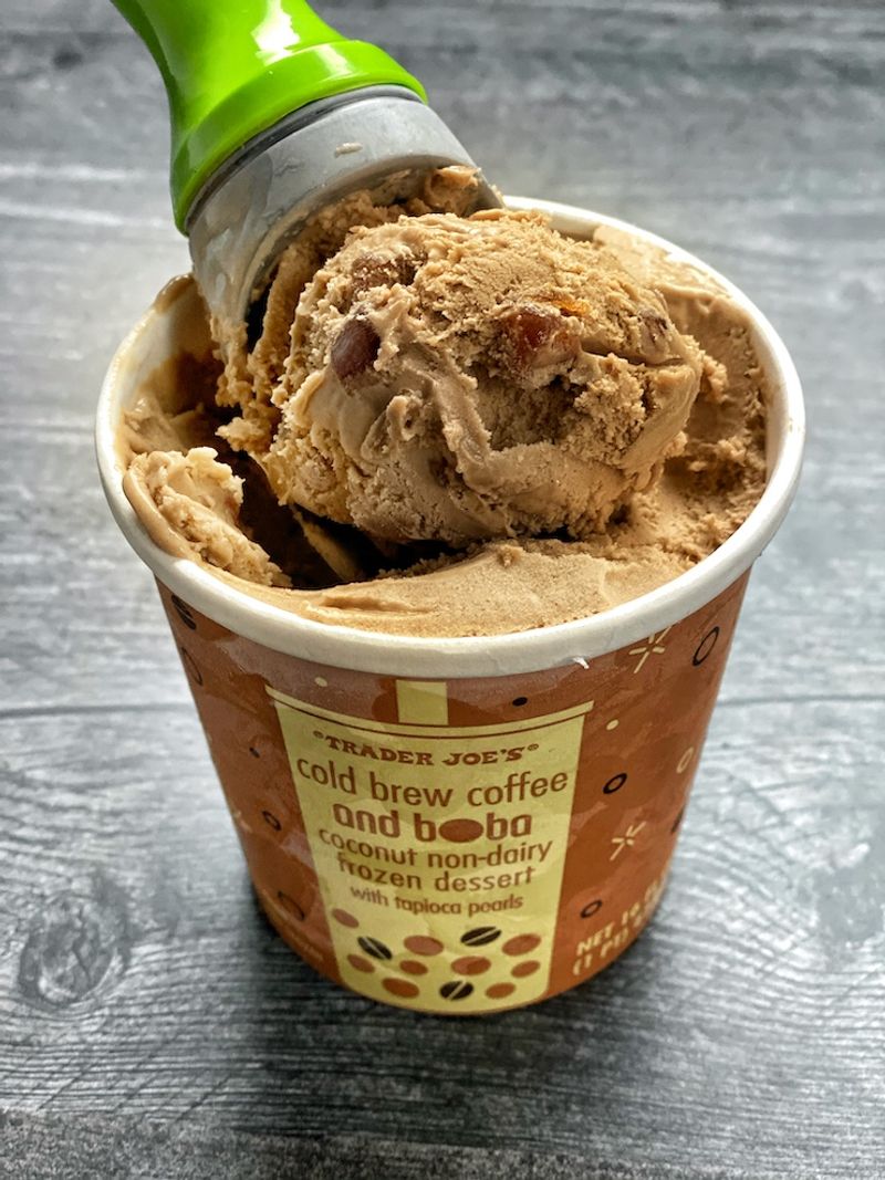 Cold Brew Coffee and Boba Coconut Non-Dairy Frozen Dessert
