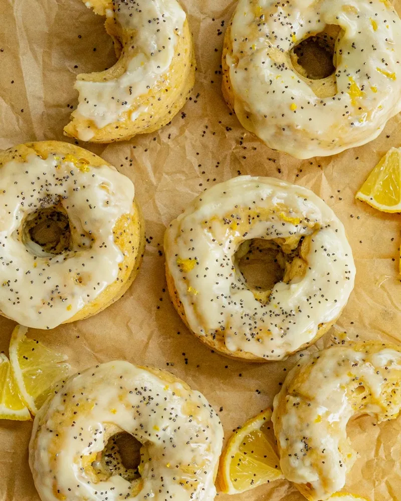 Gluten-Free Lemon Poppy Seed Donuts