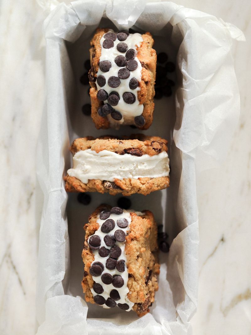 Oat Milk Ice Cream Sandwiches