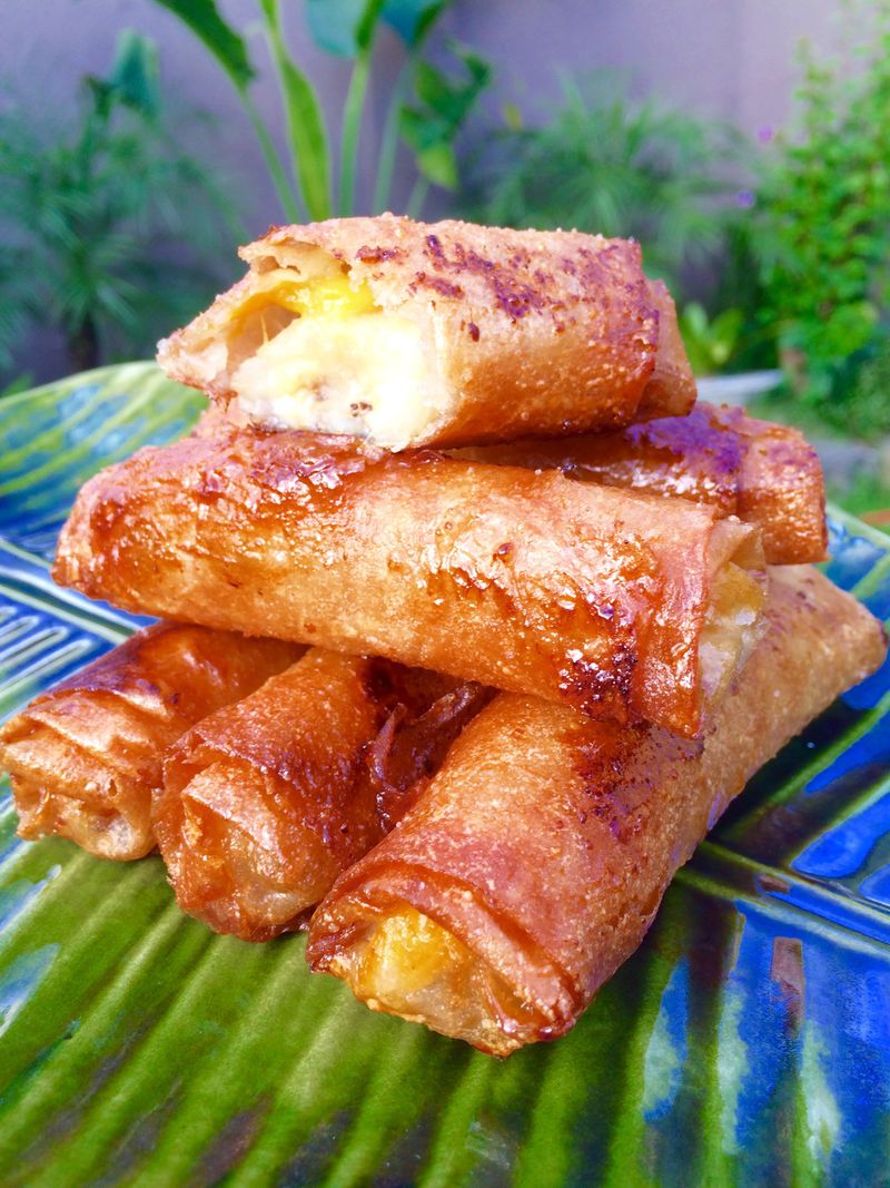 Mango & Banana Spring Rolls
