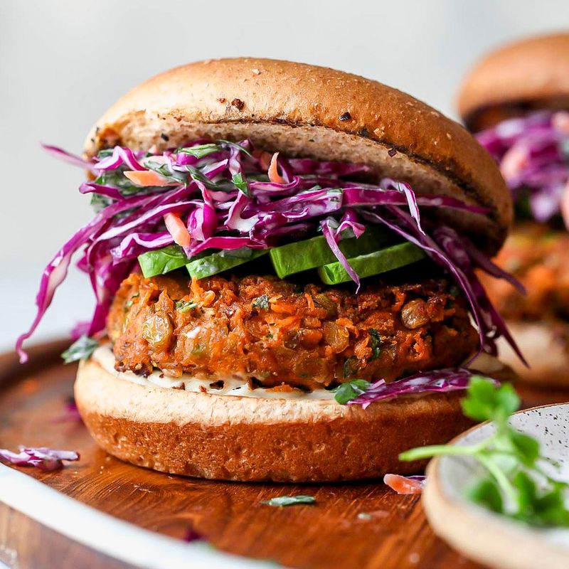 Lentil + Veggie Burger Patties