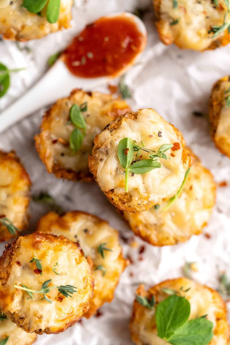 Stuffed Cauliflower Bites