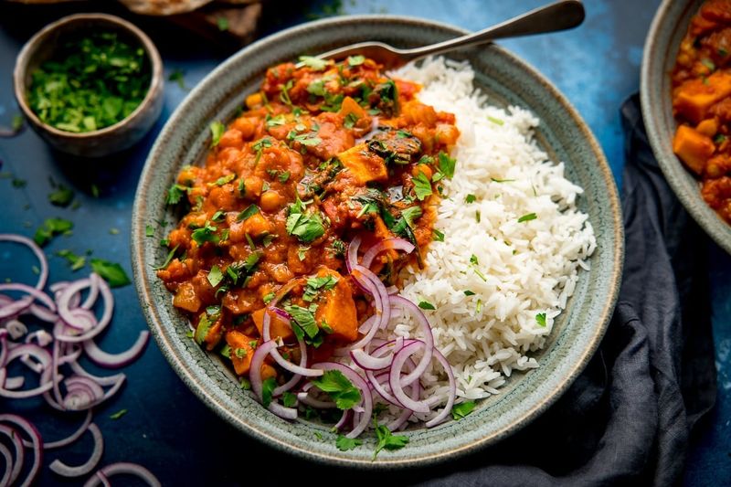 Sweet Potato & Chickpea Curry