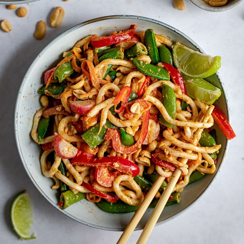 Peanut Noodle Stir-Fry