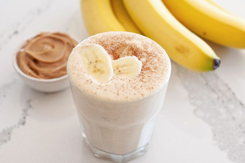 Peanut Butter Banana Protein Smoothie