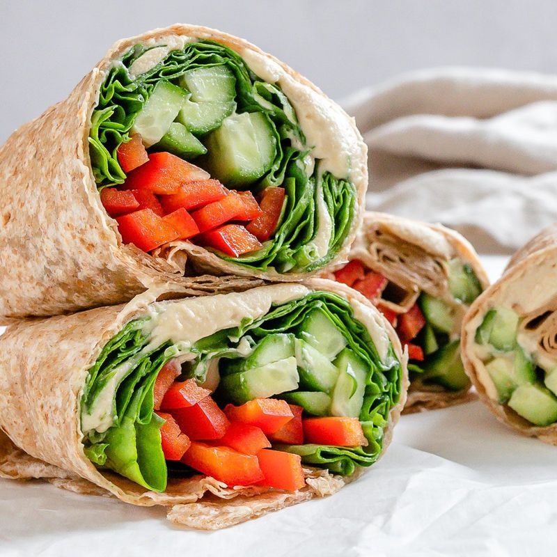 Hummus & Veggie Wrap