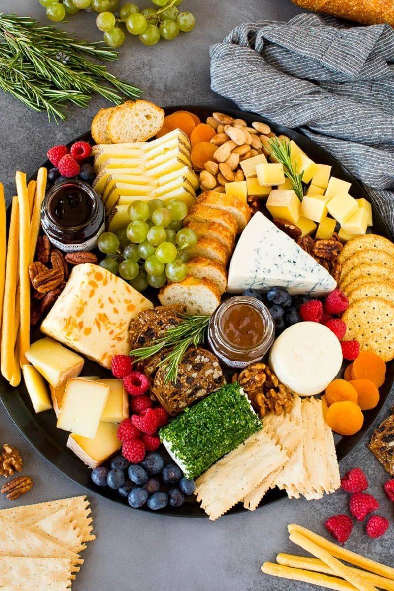 Cheese Cubes or Slices at a Party