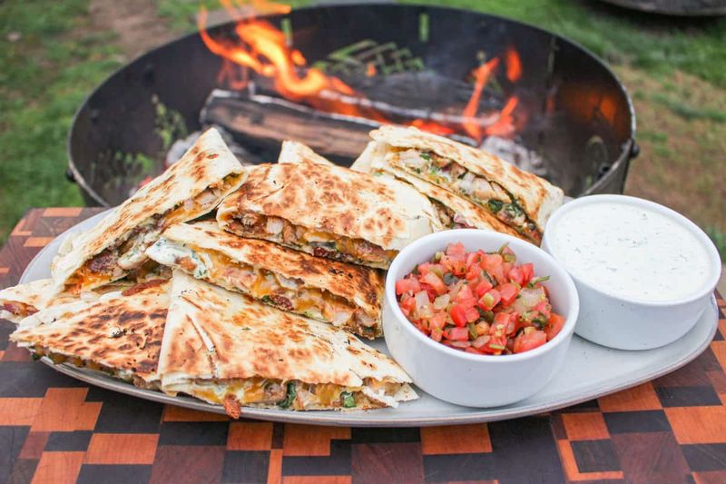 Campfire Quesadillas