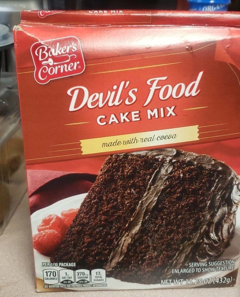 Aldi’s Baker’s Corner Devil’s Food Cake Mix