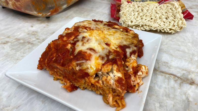 Ramen Lasagna