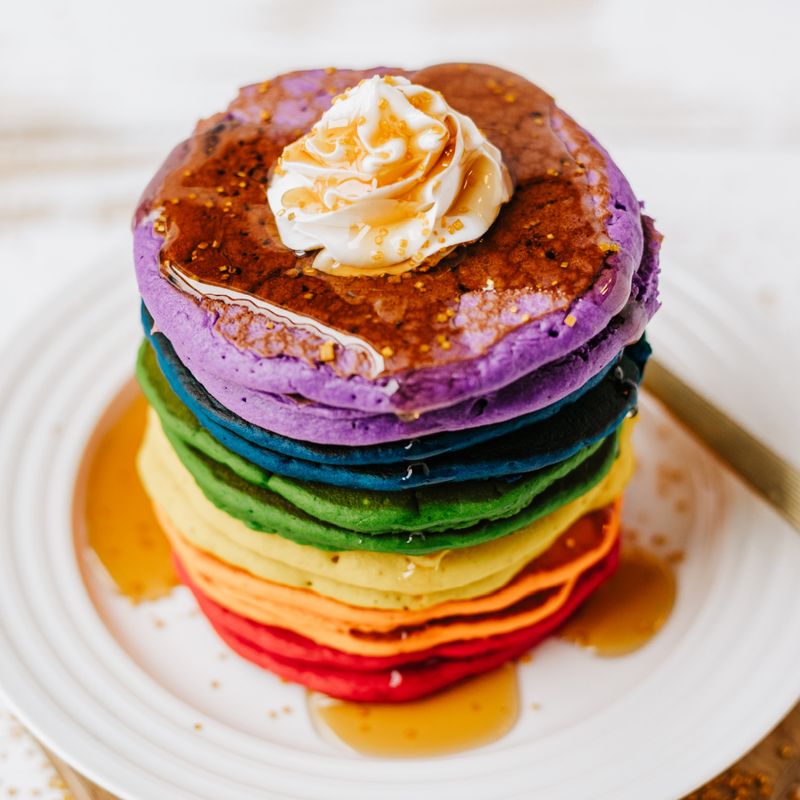 Rainbow Pancakes
