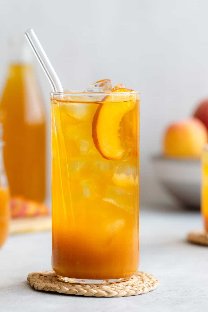 Iced Peach Green Tea
