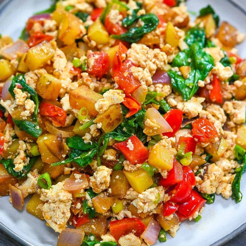 Veggie-Packed Tofu Scramble