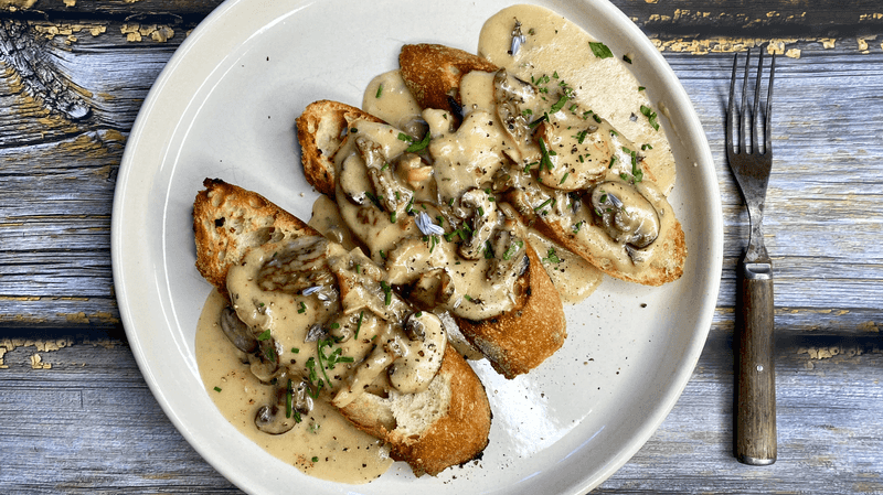 Chanterelle Mushroom Toasts