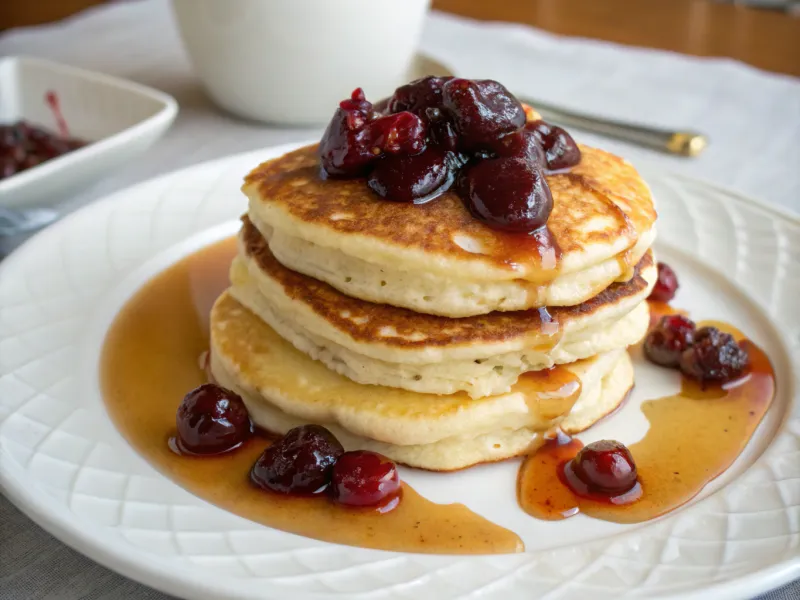 Cherry Pancake Compote