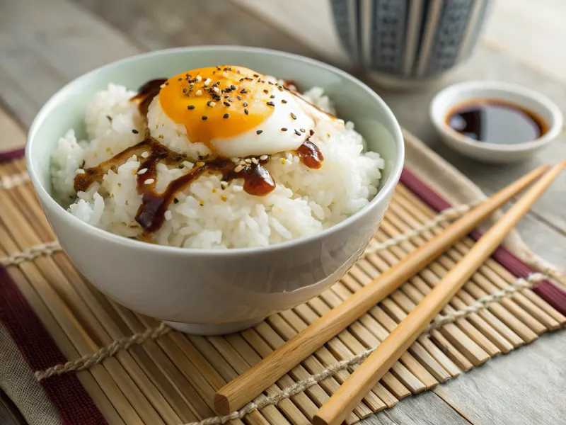 Japanese Tamago Kake Gohan