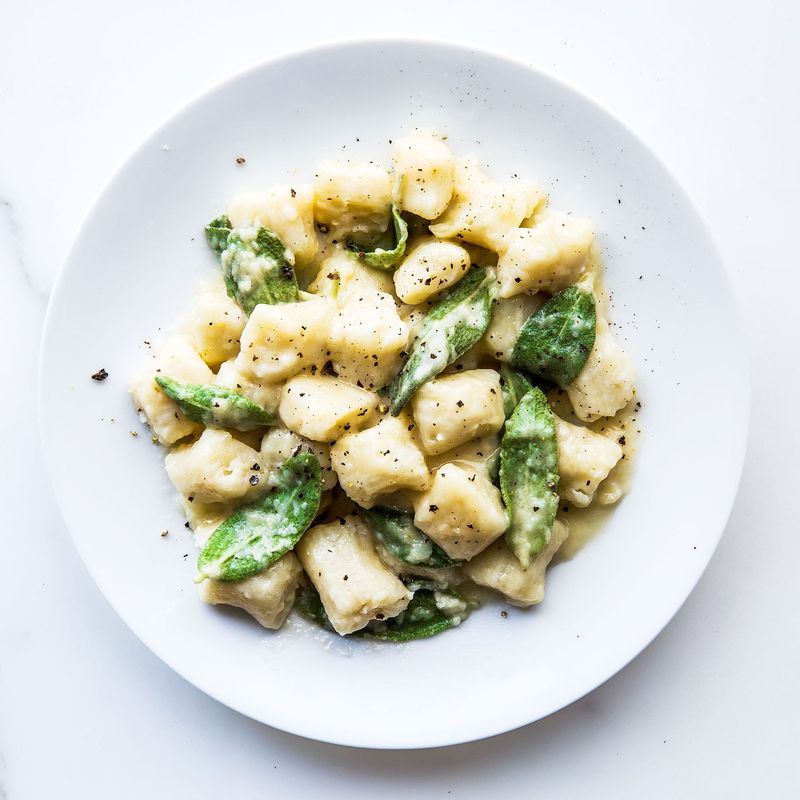 Homemade Potato Gnocchi with Sage Butter