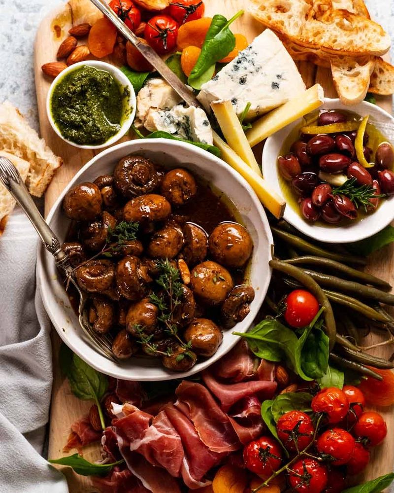 Marinated Mushroom & Olive Platter