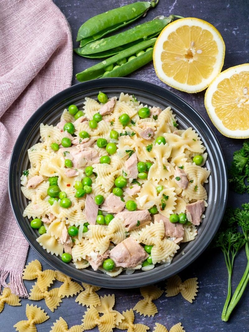 Tuna Pasta with Peas